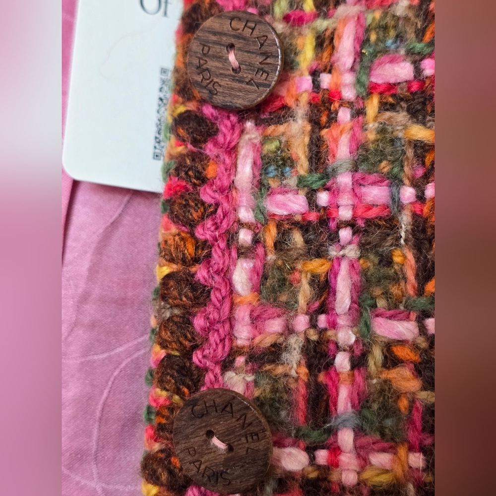 Chanel 01A Fantasy Tweed Pink Jacket 36Fr - Picture 12 of 15